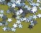Star Confetti, Silver 3/16" by the pound or packet
