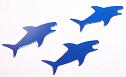 Shark Confetti, Blue Available by the Pound or Packet