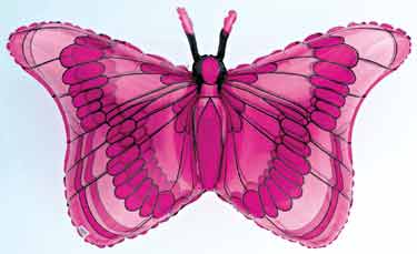 Pink Butterfly Balloon