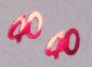 Red "40" Metallic Confetti