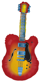 Acoustic Guitar Mylar Balloon