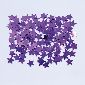 Purple Metallic Star Confetti