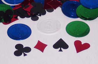 Poker Party Casino Confetti