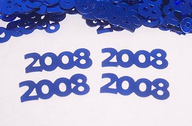Blue 2008 Confetti