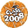 Orange Graduaition Balloon. Requires Helium