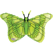 Green Butterfly Balloon