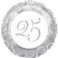 25th Anniversary Mylar Balloon