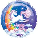 Unicorn Birthday Balloon