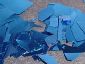 Royal Blue Bulk Confetti Sold in One Pound Bags