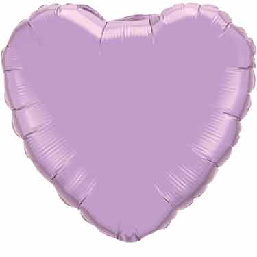 Pearl Lavender Heart Shaped Balloon
