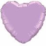 Pearl Lavender Heart Shaped Balloon