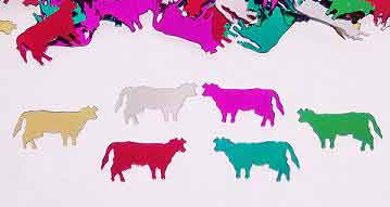 Rainbow Cow Confetti