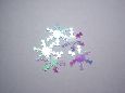 Iridescent Snowflake Confetti