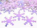 Iridescent Snowflake Confetti by the Pound