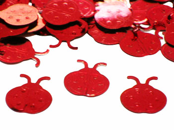 Red Lady Bug Confetti