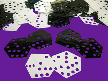 Dice Confetti by the pound or packet