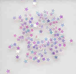 Star Confetti, Iridescent 1/8