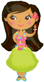 Hula Girl Balloon