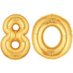 Number 80 Balloon