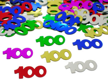 100th Birthday Party Ideas on 100th Birthday Confetti