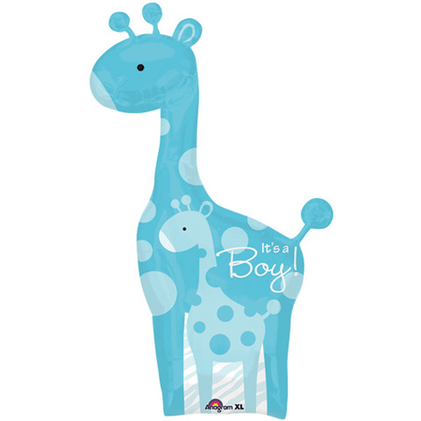 free blue giraffe clipart - photo #3