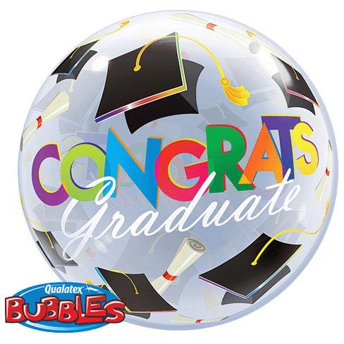 bubble balloon graduation