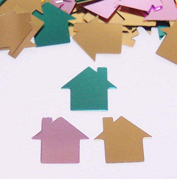 House Confetti, Realtor House Shaped Confetti, House Warming Confetti