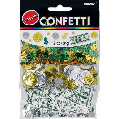 Money Money Confetti, Medley of Coin Confetti, Dollar Sign Confetti and