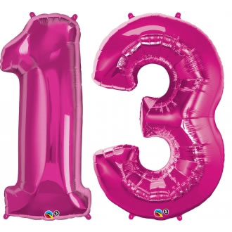 http://www.chicoparty.com/images/products/detail/PinkNumber13Balloon.jpg