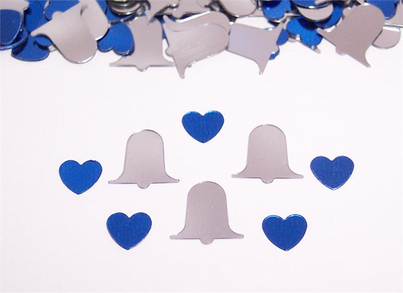 Platinum Blue Wedding Confetti 