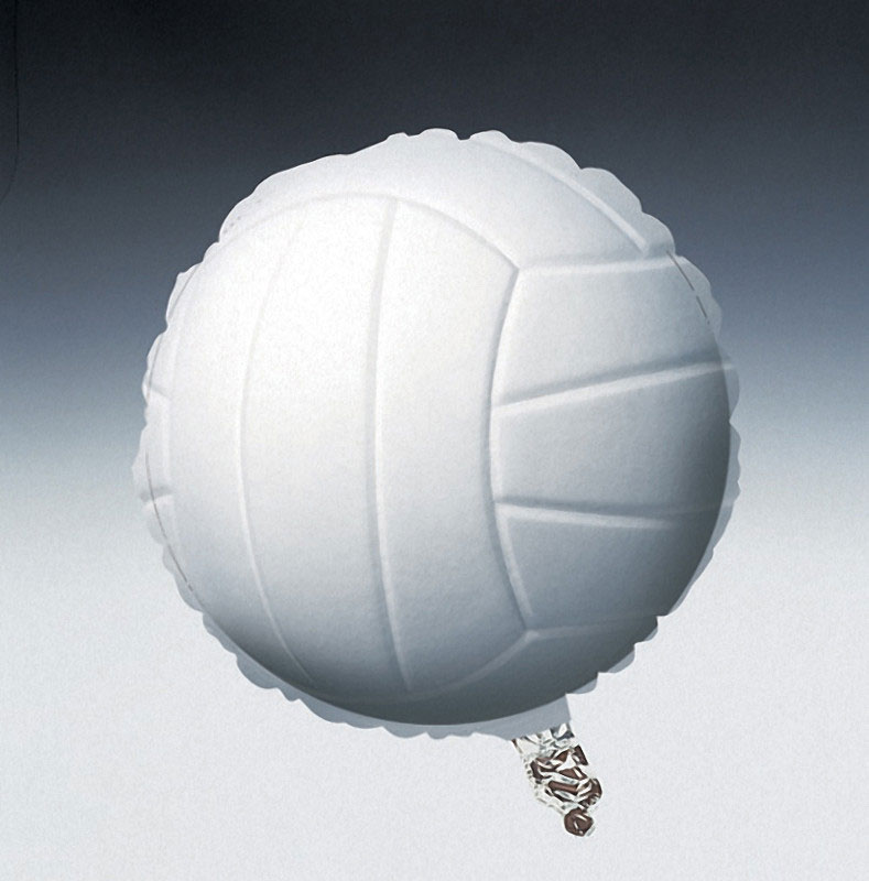 Volley Ball Balloon, Volleyball Mylar Balloon