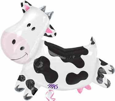 Black And White Balloons. Cow Balloons. Black and white