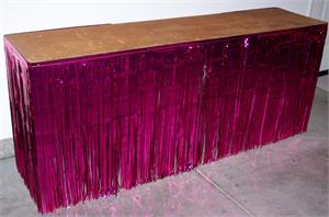 Fuchsia Metallic Skirting