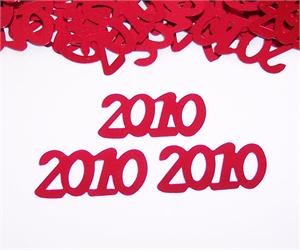 Red 2010 Confetti