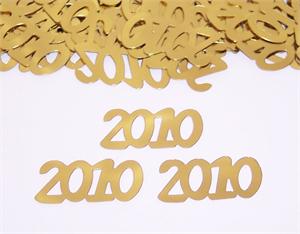 Gold 2010 Confetti