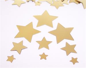 Gold Galaxy Star Confetti
