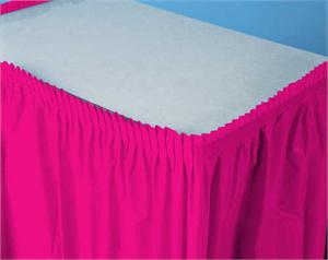 Hot Magenta, Fuchsia Tableskirt