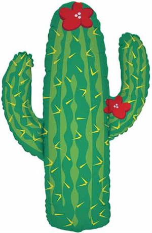 Cactus Shaped Balloon, 41"