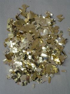 Bulk Gold Confetti, One Pound Bags Bulk Gold Confetti, Random Cut Confetti