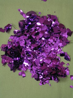 Bulk Purple Confetti, Random Cut Confetti