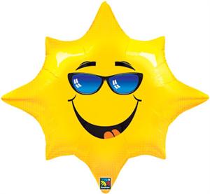 Yellow Sun Balloon