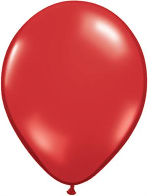 Ruby Red Latex Balloons