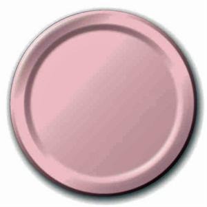 Classic Pink Paper Plates