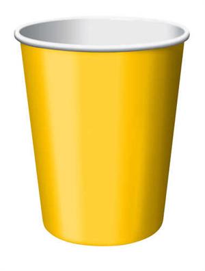 School Bus Yellow Cups