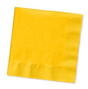 Small Yellow Gold napkins, Cal Gold or School Bus Yellow