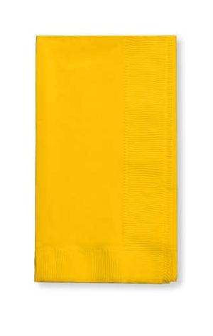 Large School Bus Yellow Napkins