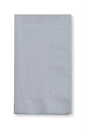 Large Silver Dinner Napkins