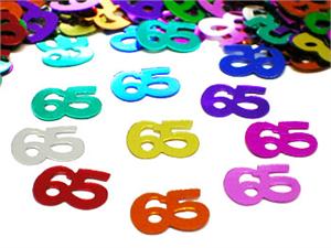 65 Number Confetti