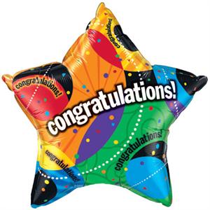 Star Shaped Graduation Balloon