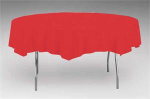 Red Tablecover, Round